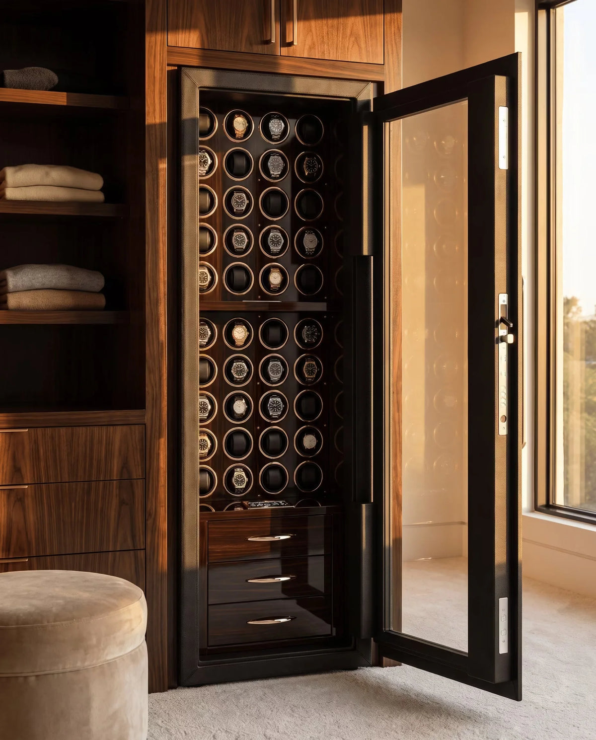 Galerie™ — coffre-fort vitrine pour 40 montres