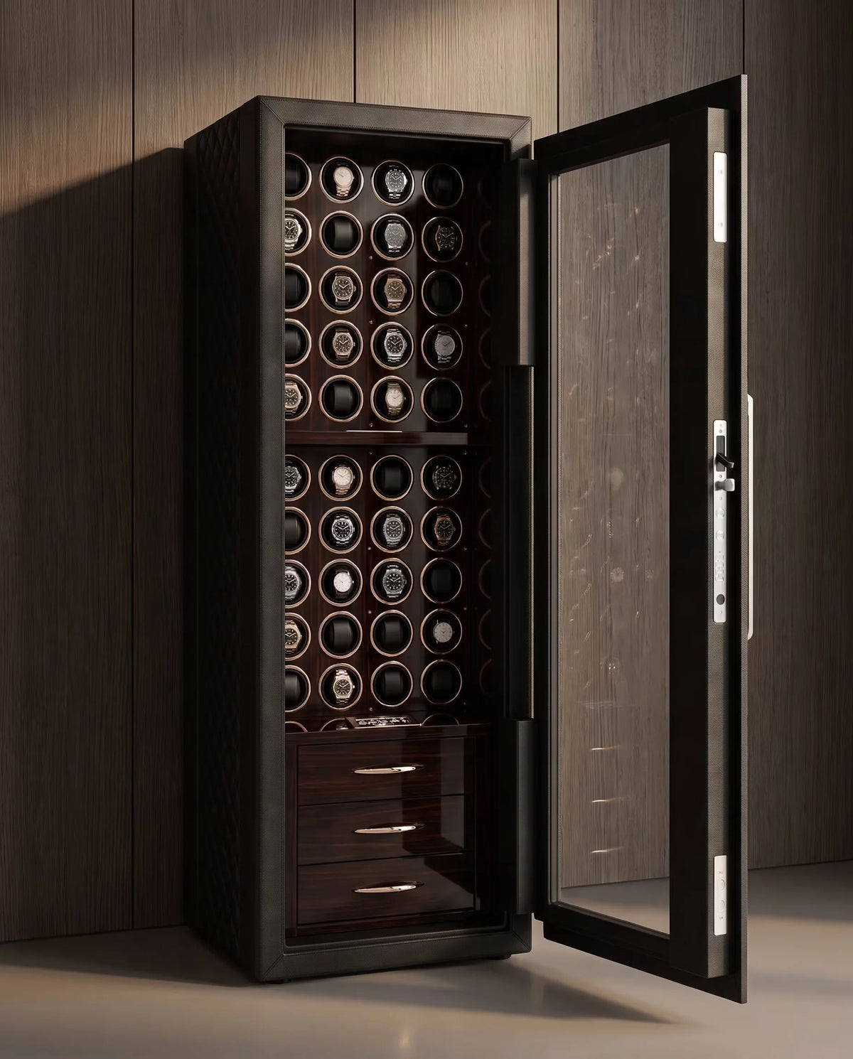 Galerie™ — coffre-fort vitrine pour 40 montres