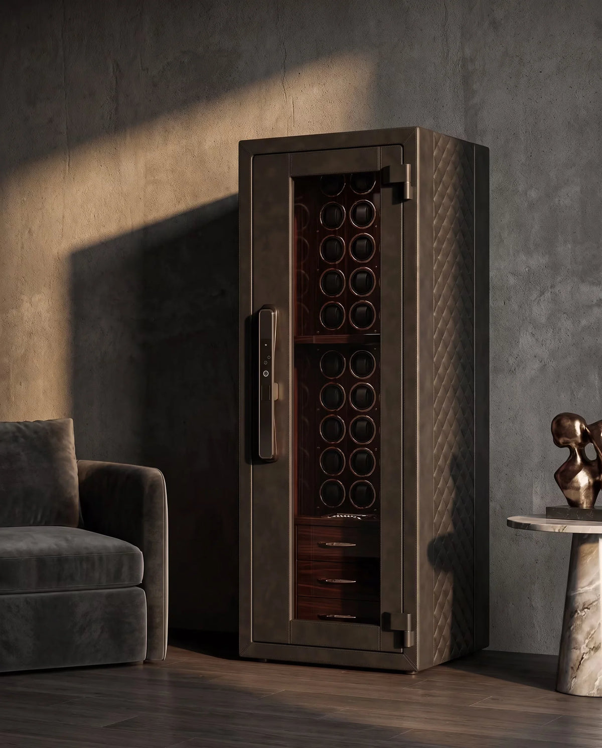 Galerie™ — coffre-fort vitrine pour 40 montres